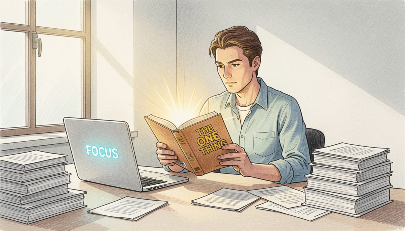 „The One Thing“ – Wie Sie mit Fokus außergewöhnlichen Erfolg erzielen buch-one-thing