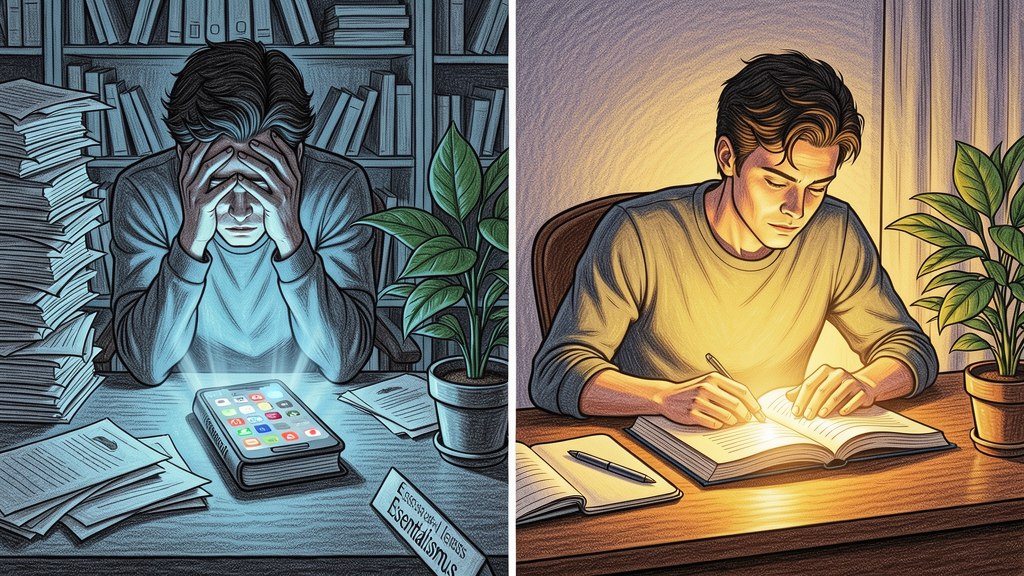 Essentialismus: Die Kunst der Fokussierung. Praktische Tipps und Strategien für mehr Erfolg und Zufriedenheit im Leben buch-essentialismus