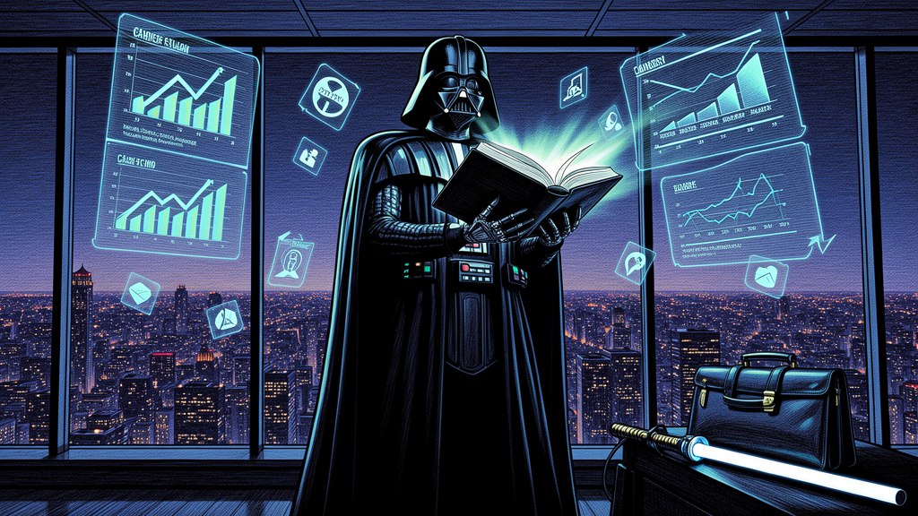 „Entdecke Darth Vader in dir: Finstere Karriere-Tipps vom mächtigen Sith-Lord“, Christian Blauvelt buch-vader