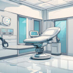 sleek-futuristic-robot-with-stethoscope-hospital-room-with-digital-interfaces-bright-and-clinical