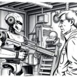 ChatGPT-Robotergewehr: Ingenieur baut KI-Waffe und wird gesperrt robot-with-rifle
