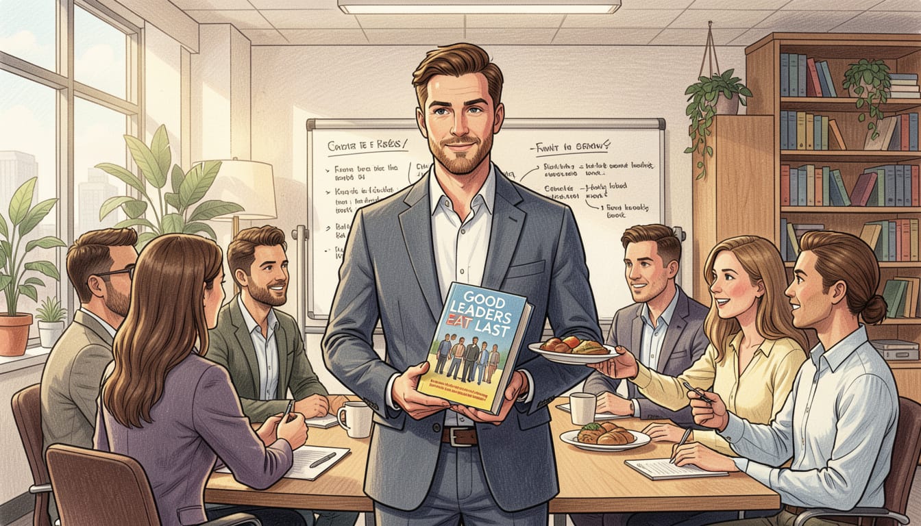 „Gute Chefs essen zuletzt“: Was gute Führung von schlechter unterscheidet buch-leaders