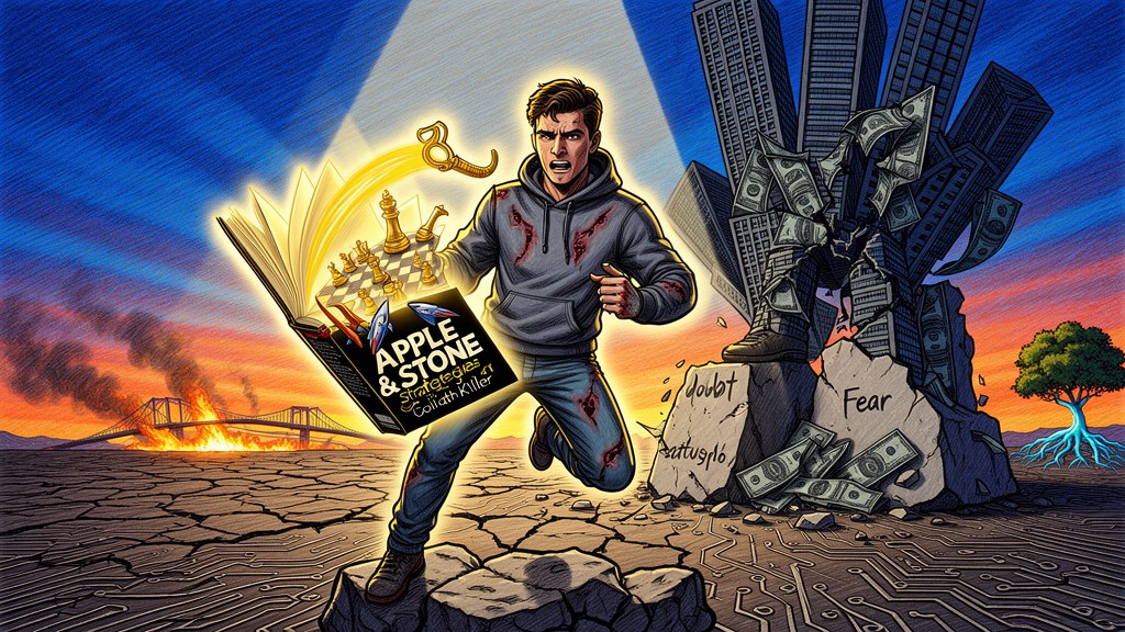 Hindernisse als Chance: Wie Steve Jobs den Markt, und David Goliath bezwang apple-and-stone